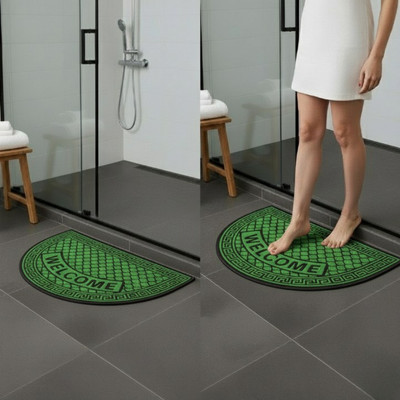 gravity Microfiber Door Mat(Green, Medium)
