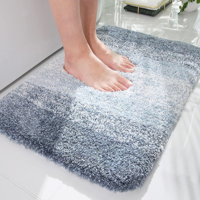 MODERN FAB Microfiber Bathroom Mat(LT-GREY, Medium) deal from flipkart