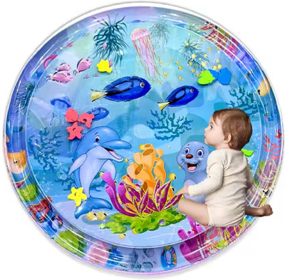 SEASPIRIT Rubber Baby Play Mat(Multicolor, Medium)