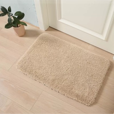 MAA HOME CONCEPT Microfiber Floor Mat(Beige, Medium)