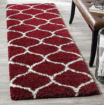 Benchmark Microfiber Floor Mat(Red Mandir, Large)