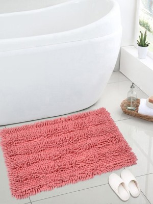 Flipkart SmartBuy Cotton Bathroom Mat(Light Pink, Medium)