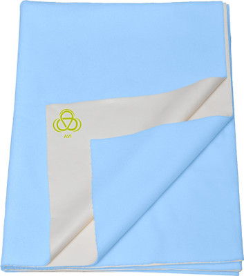 SBTs Cotton Baby Bed Protecting Mat(Sky Blue, Small)