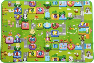 Ravi Handloom Nylon Baby Play Mat(Multicolor, Large)