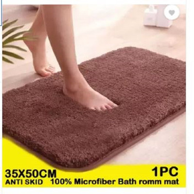 GBL COLLECTION Microfiber Bathroom Mat(Coffee, Medium)