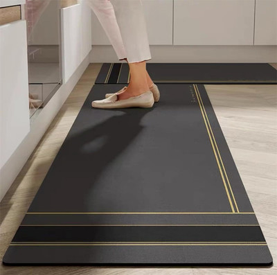 Deoxys Rubber Floor Mat(Multicolor, Medium, Pack of 2)