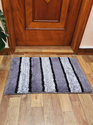 EXOTICE Microfiber Floor Mat(Grey, Large)
