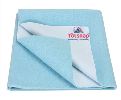 Totsnap Cotton Baby Bed Protecting Mat(Sky Blue, Large)