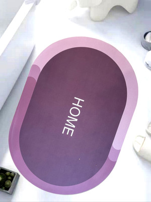 PRT Rubber Bathroom Mat(Multicolor, Medium)