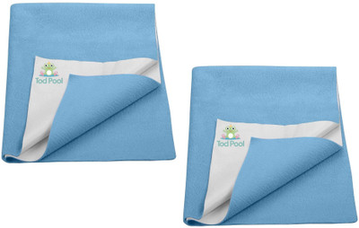 Tod Pool Cotton Baby Play Mat(Blue, Medium, Pack of 2)