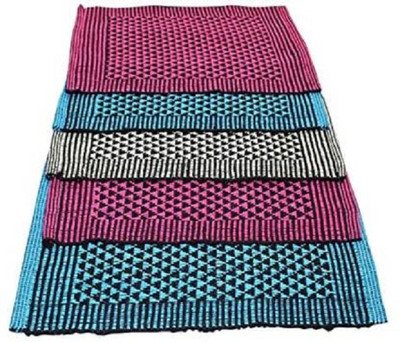 Paradise handloom textile Cotton Door Mat(Multicolor, Medium, Pack of 5)