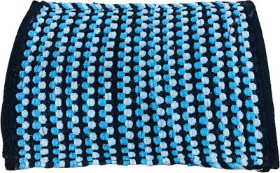 SBTs Cotton Door Mat(Blue, Large)