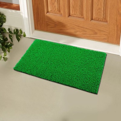 Nutmek PVC (Polyvinyl Chloride) Door Mat(Green, Large)
