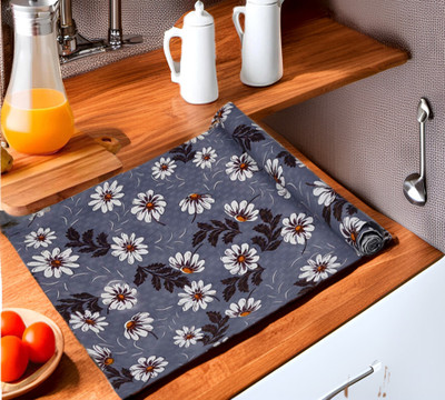 SANRAKSSHAN PVC (Polyvinyl Chloride) Drawer Mat(Lavender, Medium)