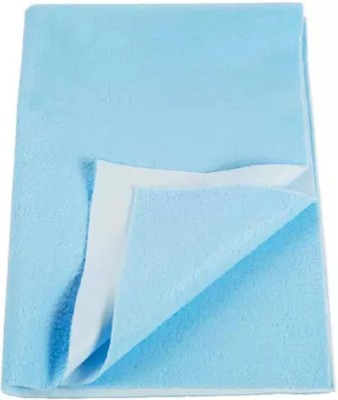 Elecsera Cotton Baby Bed Protecting Mat(SKY Blue, Large)