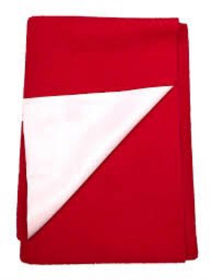 AVI Polyester Baby Bed Protecting Mat(Red, Small, Pack of 4)