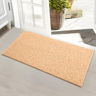 KUBER INDUSTRIES Rubber Floor Mat(Cream, Medium)