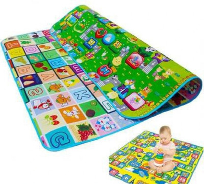 Ravi Handloom Nylon Baby Play Mat(Multicolor, Large)