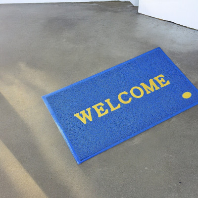 VSTUCART Plastic Floor Mat(Blue, Large)