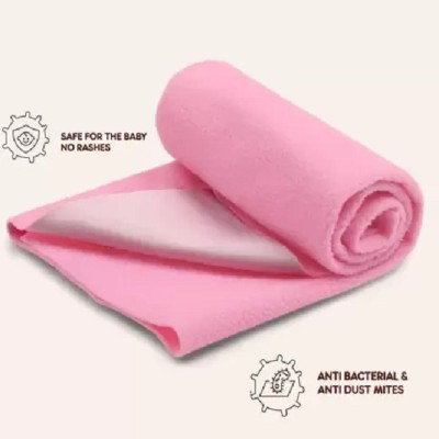 KAVI ECOM Cotton Baby Bed Protecting Mat(Pink, Small)