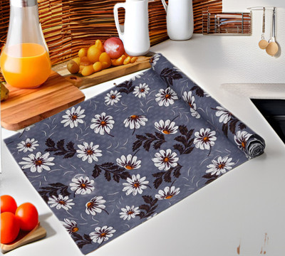 Trendy Rabbit PVC (Polyvinyl Chloride) Drawer Mat(Lavender, Large)