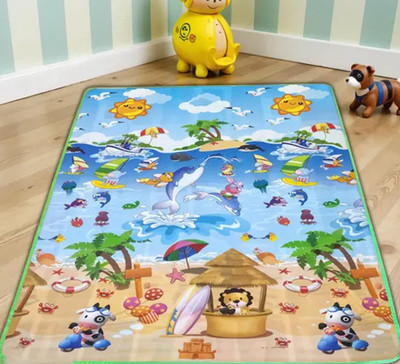 Infinity Decor Polyester Baby Play Mat(Multicolor, Large)