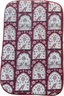 MBSdecor Fleece Door & Floor Mat(Maroon, Small)