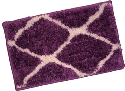 ADIRNY Microfiber Door Mat(Purple, Medium)