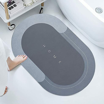 VELORA Rubber Bathroom Mat(Multicolor, Free)