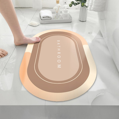 STATUS PP (Polypropylene) Bathroom Mat  (Peach, Medium) For Rs. 49 @ 95 %