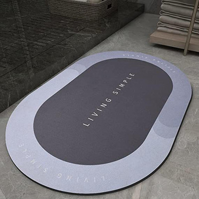 ssuy Rubber Bathroom Mat(Multicolor, Free)