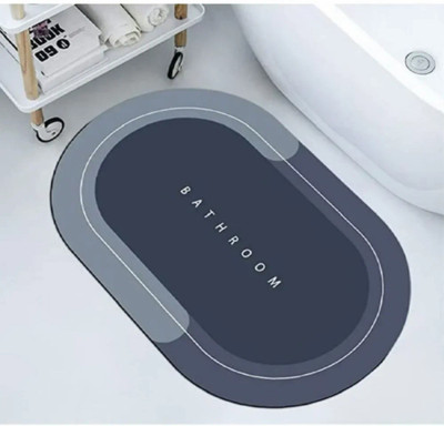 PRT Polyester Bathroom Mat(Multicolor, Medium)