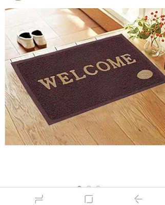 New Trendz Polycotton Floor Mat(Multicolor, Large)