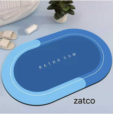 ZATCO Silicone Bathroom Mat(Multicolor, Medium)