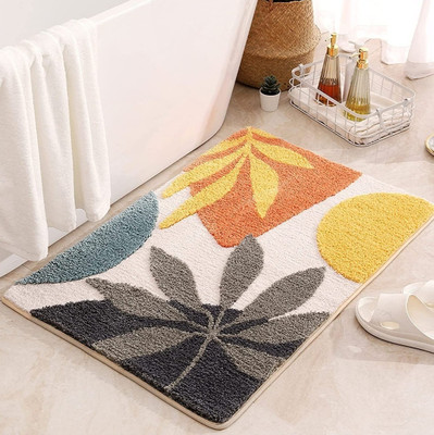 shree jee handloom Rubber Floor Mat(Multicolor, Free)