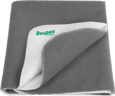 Bumpers The Baby Co. Polycotton Baby Bed Protecting Mat(Brown, Small)
