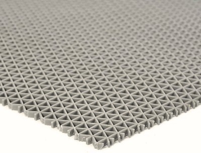 Bharatdecors Rubber Bathroom Mat(ANTI SKID MAT SWIMMING POOL MAT, SHOWER MAT 2FEET X 3FEET GREY, Small)