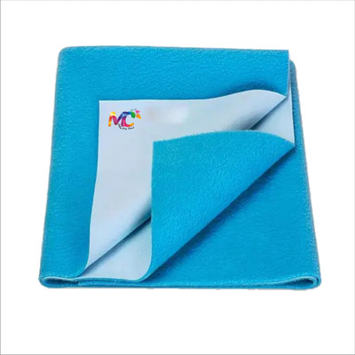 mayankcreation PVC (Polyvinyl Chloride) Baby Bed Protecting Mat(Blue, Small)