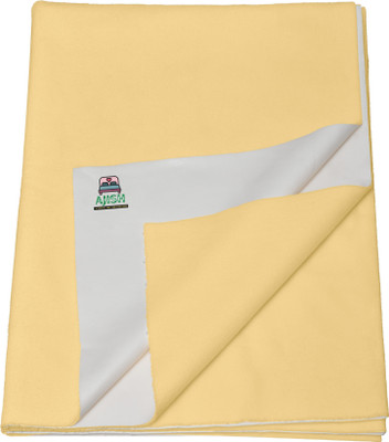 AJISH Cotton Baby Bed Protecting Mat(Yellow, Extra Large)
