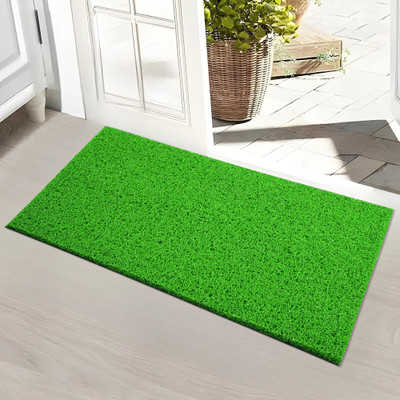 KUBER INDUSTRIES Rubber Floor Mat(Green, Medium)