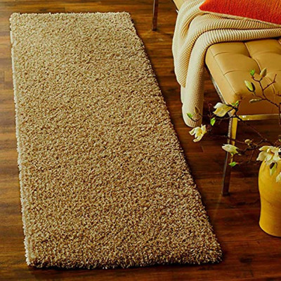 ROSSLYN Polyester Floor Mat(Beige, Large)