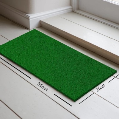 Flipkart SmartBuy PVC (Polyvinyl Chloride) Door Mat(Green, Small)