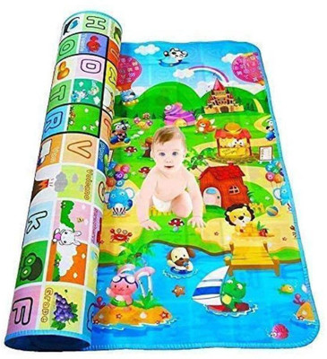 HouseOfCommon Polyester Baby Play Mat(Multicolor, Extra Large)