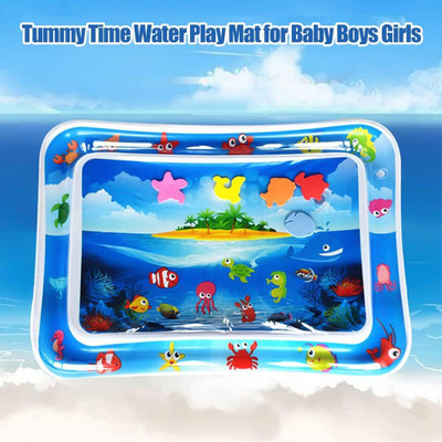 JaiBaba PVC (Polyvinyl Chloride) Baby Play Mat(Blue, Free)