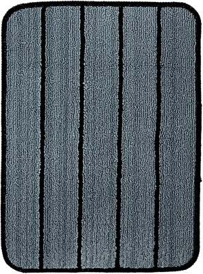 Saral Home Polyester Bathroom Mat(Blue, Medium)