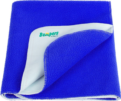 Bumpers The Baby Co. Polycotton Baby Bed Protecting Mat(Royal blue, Small)