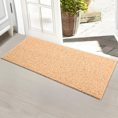 KUBER INDUSTRIES Rubber Floor Mat(Cream, Medium)