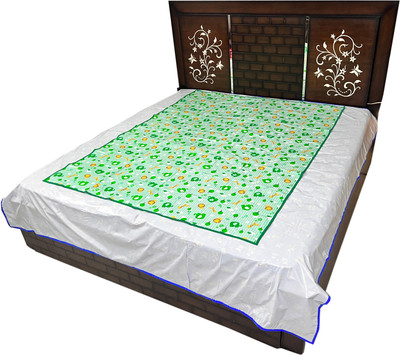 ECOSOFT Plastic Baby Bed Protecting Mat(GREEN BIG JUNGLE, Extra Large)