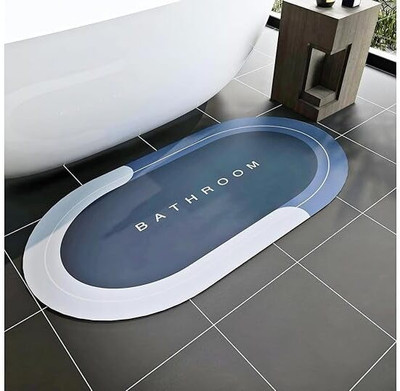 vishesh Silicone Bathroom Mat(Multicolor, Medium)