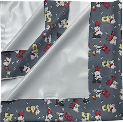 POOKIE Rubber Baby Bed Protecting Mat(ALPHA GRAY, Large)